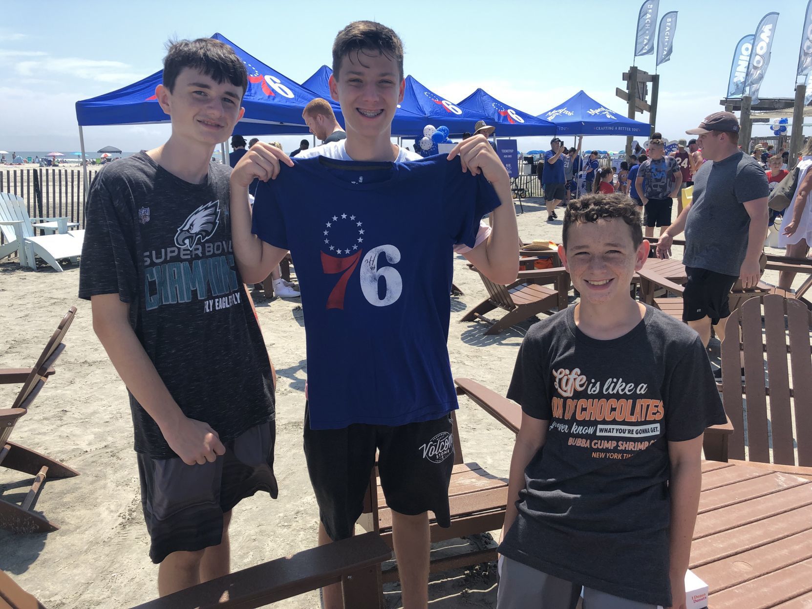 SEEN at 76ers Summer Shore Tour in Wildwood
